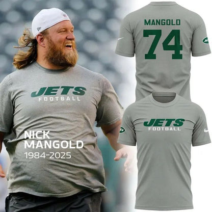 Special New York Jets In Memoriam Nick Mangold t-shirt