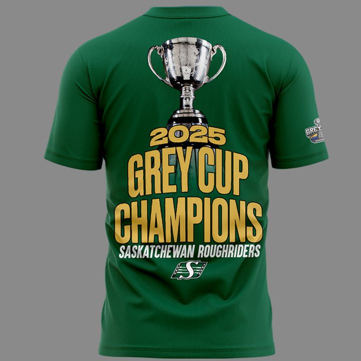 Saskatchewan Roughriders  GreyCup  Champions 2025 Tshirt