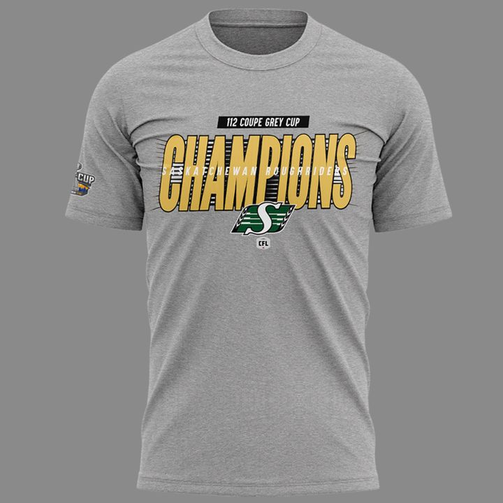 01.Saskatchewan Roughriders  GreyCup  Champions 2025 Tshirt