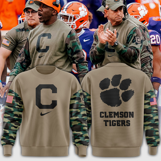 01.Clemson Football x - Military Appreciation SWEATSHIRT