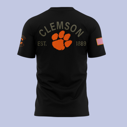 06.Clemson Football x - Military Appreciation  TSHIRT