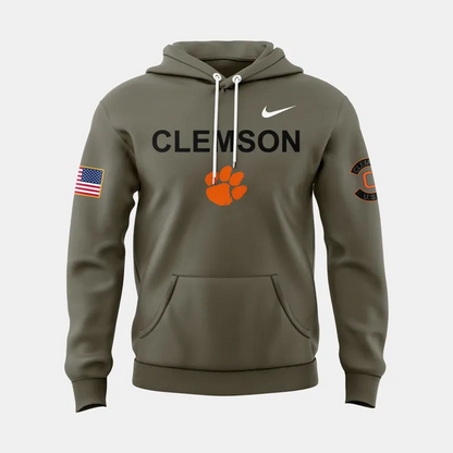 07.Clemson Football x - Military Appreciation  Hoodie