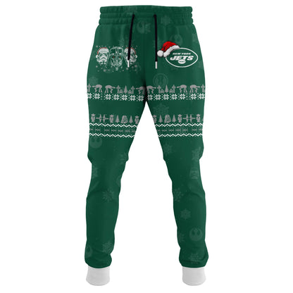 Unisex Jets Merry Christmas The Force Edition Hoodie