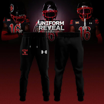 Utah Utes Black Throwbacks Hoodie – Black