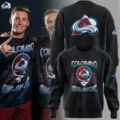 Limited Edition Colorado Avalanche Grateful Dead Night Sweatshirt