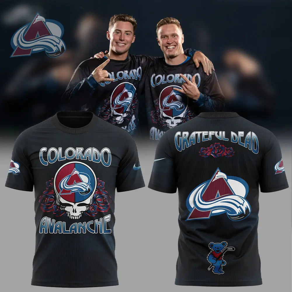 Limited Edition Colorado Avalanche Grateful Dead Night Tshirt