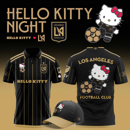Limited Edition Los Angeles Football x Hello Kitty Polo Shirt 2025