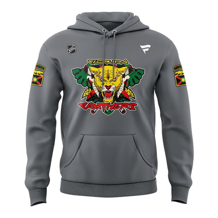 2 . Florida Panthers 2025 Black History Night Hoodie