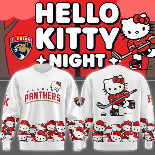 1C . Florida Panthers  x Hello Kitty Sweatshirt 2025