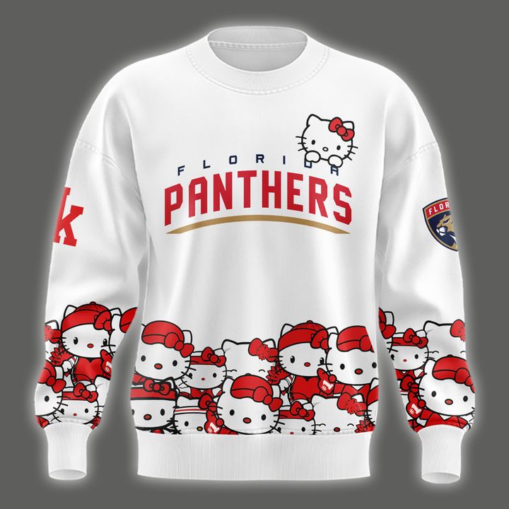 1C . Florida Panthers  x Hello Kitty Sweatshirt 2025