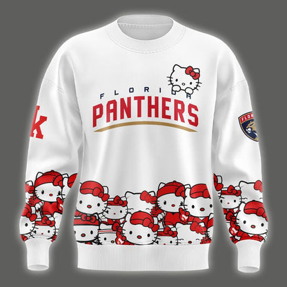 1C . Florida Panthers  x Hello Kitty Sweatshirt 2025