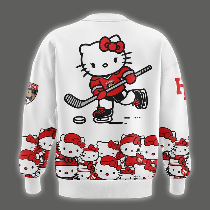 1C . Florida Panthers  x Hello Kitty Sweatshirt 2025