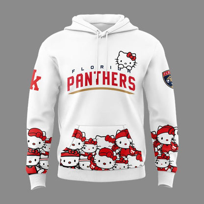 .1 . Florida Panthers  x Hello Kitty Hoodie 2025