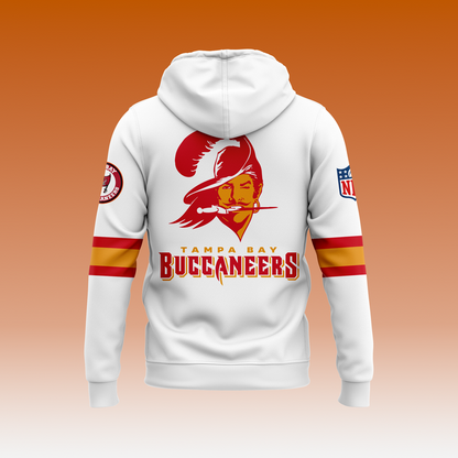 White '76 Tampa Bay Buccaneers Game Hoodie