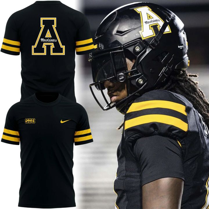 Special New 2025 App State Logo Uniform T-Shirt