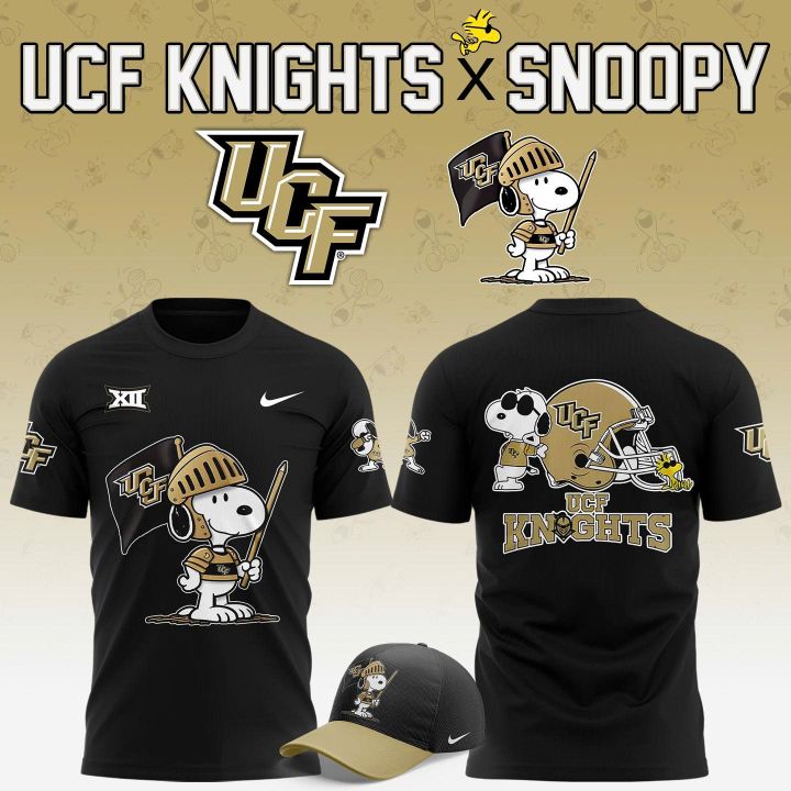 Limited Edition UCF Knights football x Snoopy T-Shirt 2025