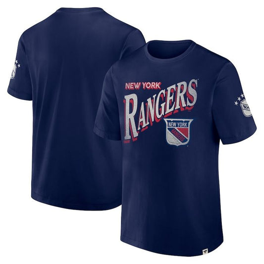 Men's New York Rangers Fanatics Navy Decades Collection Made To Last T-Shirt