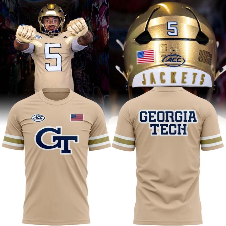 Special New Georgia Tech Wordmark Uniform Tshirt