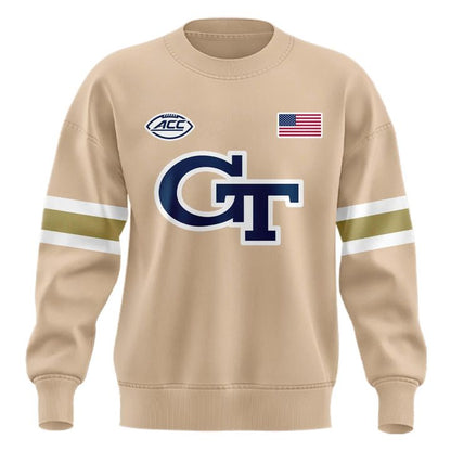 Special New Georgia Tech Wordmark Uniform Sweat