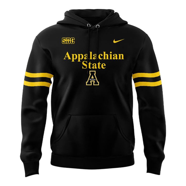 1983-1989 Appalachian State Throwbacks Helmet Logo Hoodie
