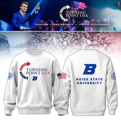 Limited Edition Boise State University x Turning Point USA Sweatshirt