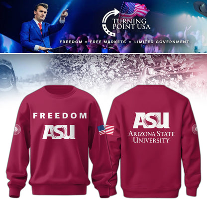 Limited Edition Arizona State University x Turning Point USA Sweatshirt