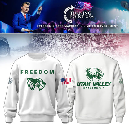 Limited Edition Utah Valley University x Turning Point USA Sweatshirt