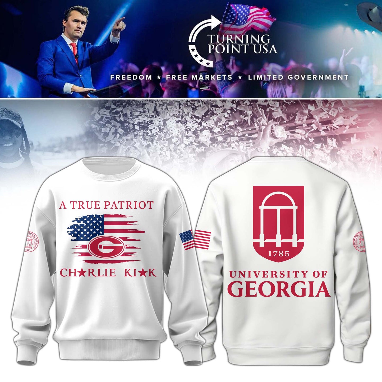 .Georgia Campus Freedom Sweatshirt