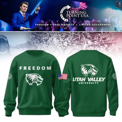 Limited Edition Utah Valley University x Turning Point USA Sweatshirt