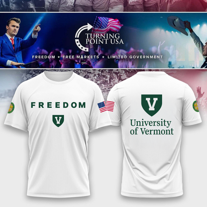 University of Vermont Campus Freedom Tshirt