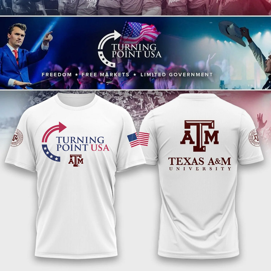 Limited Edition Texas A&M University x Turning Point USA T-Shirt