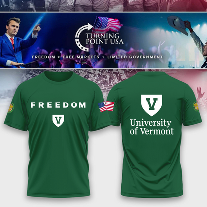 University of Vermont Campus Freedom Tshirt