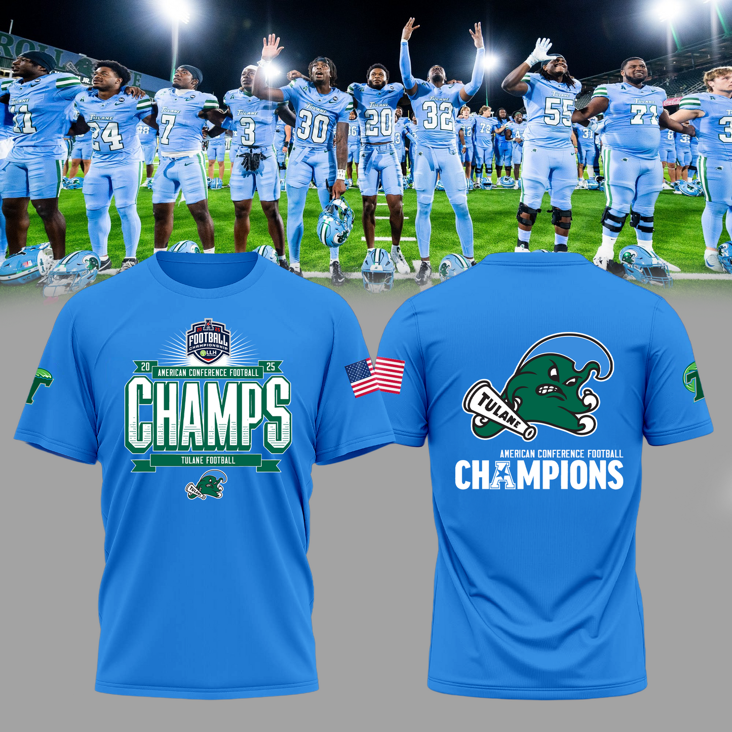 Tulane Football - We are Champions