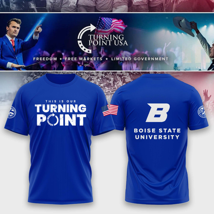 Limited Edition Boise State University x Turning Point USA T-Shirt