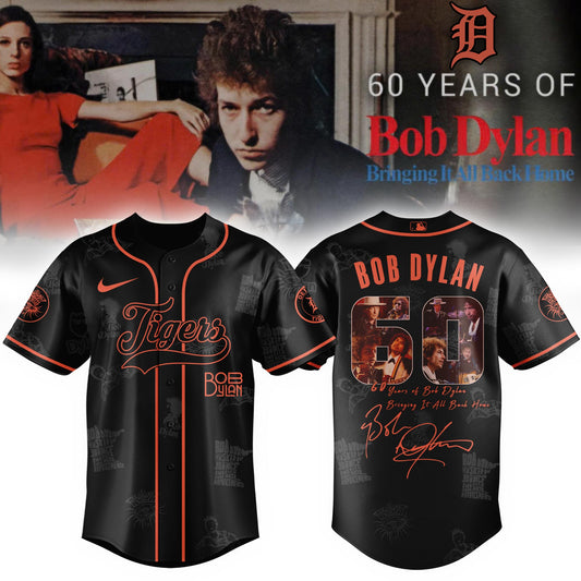 D Tigers x Bob Dylan 60th Bringing It All Back Home (1965–2025) Jersey Editions Limited +Selling Out Fast