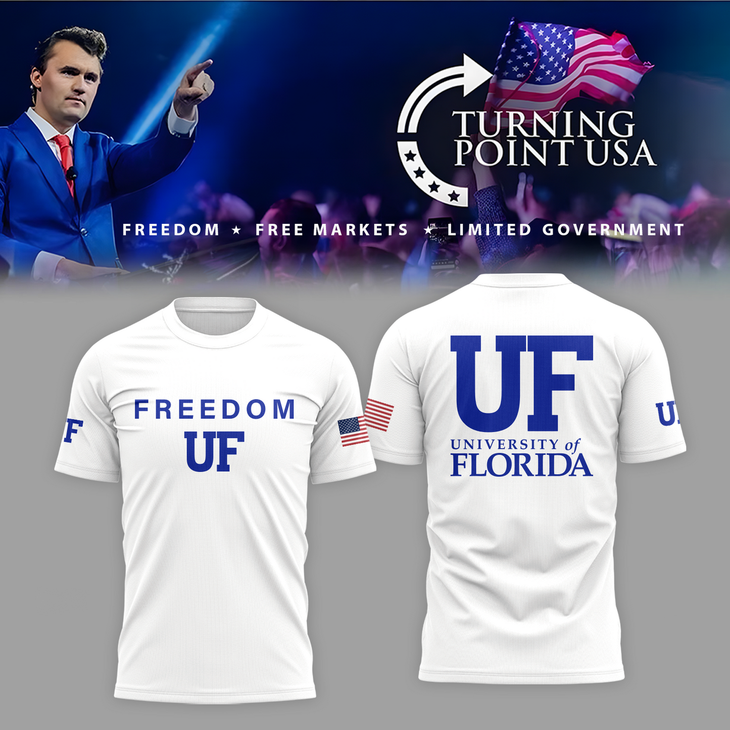 University of Florida x Turning Point USA Tshirt