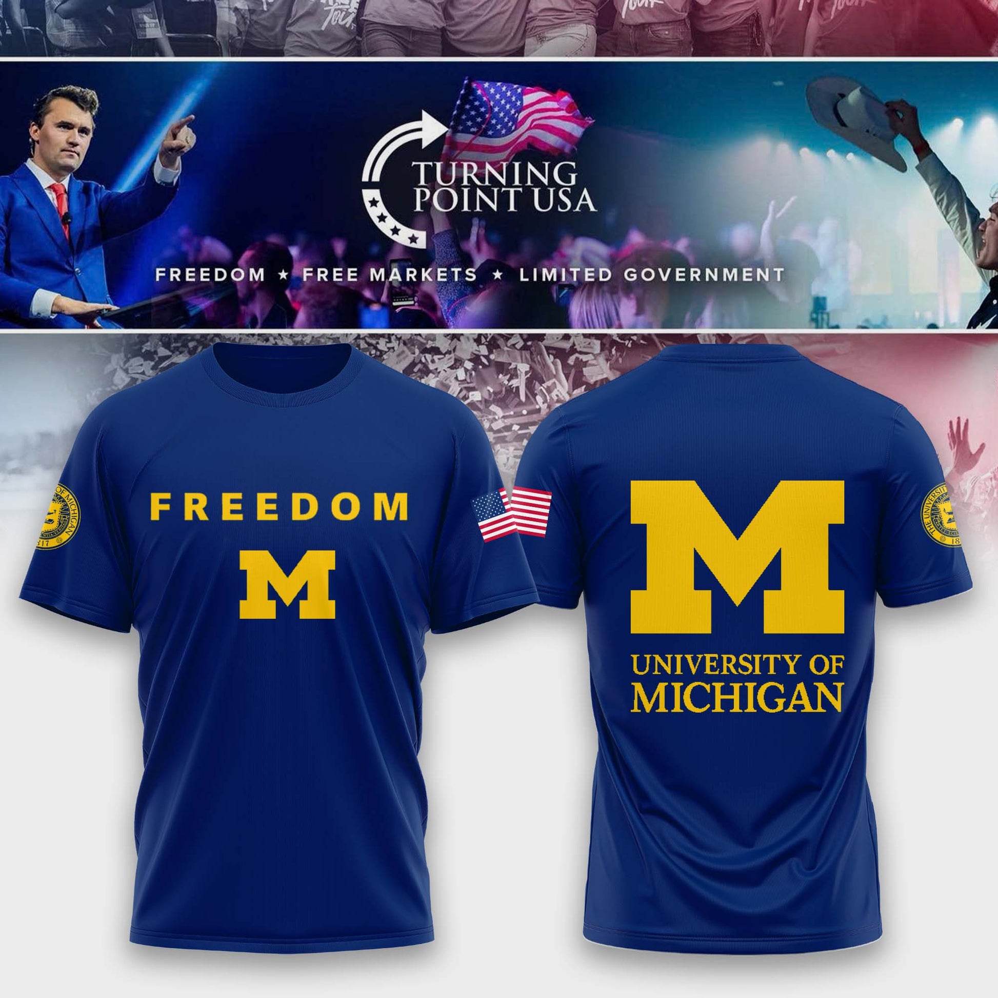 .     Michigan  Campus Freedom Tshirt