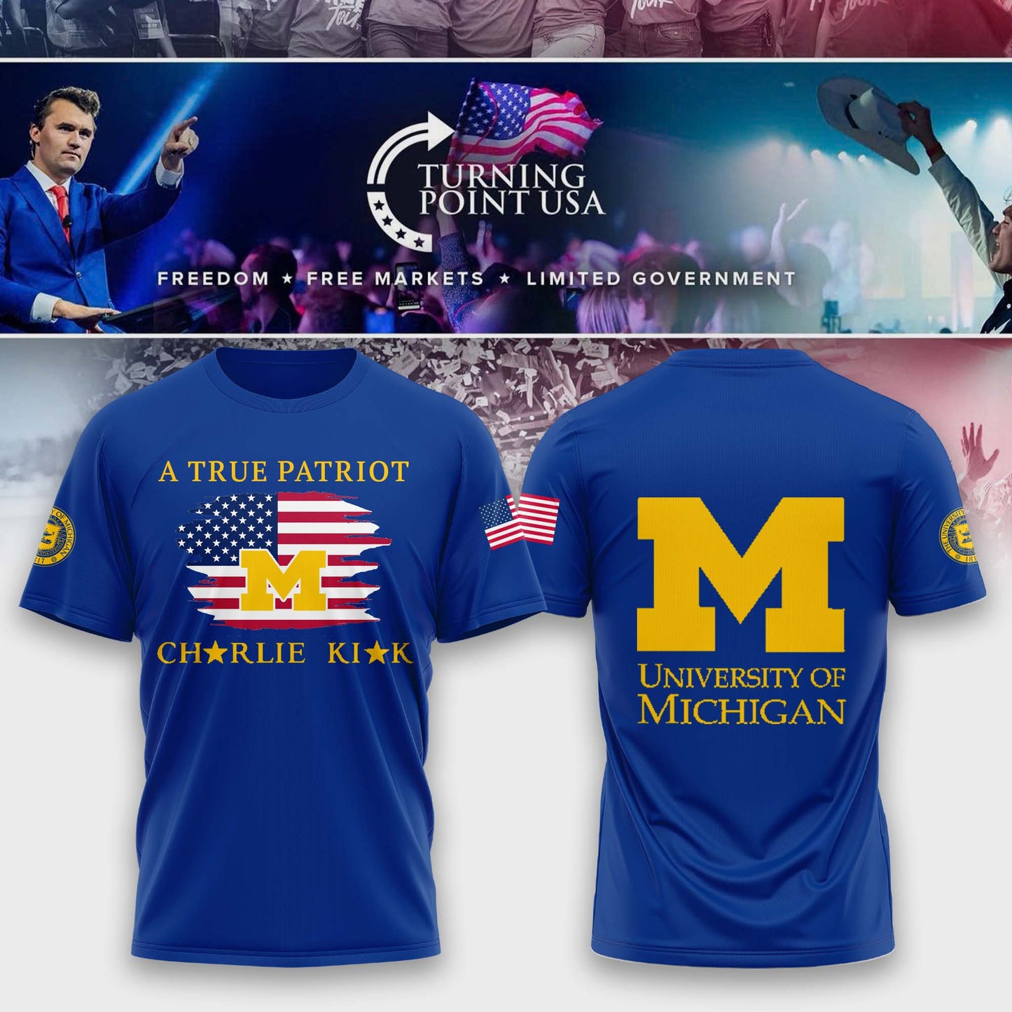 . Michigan Campus Freedom Tshirt
