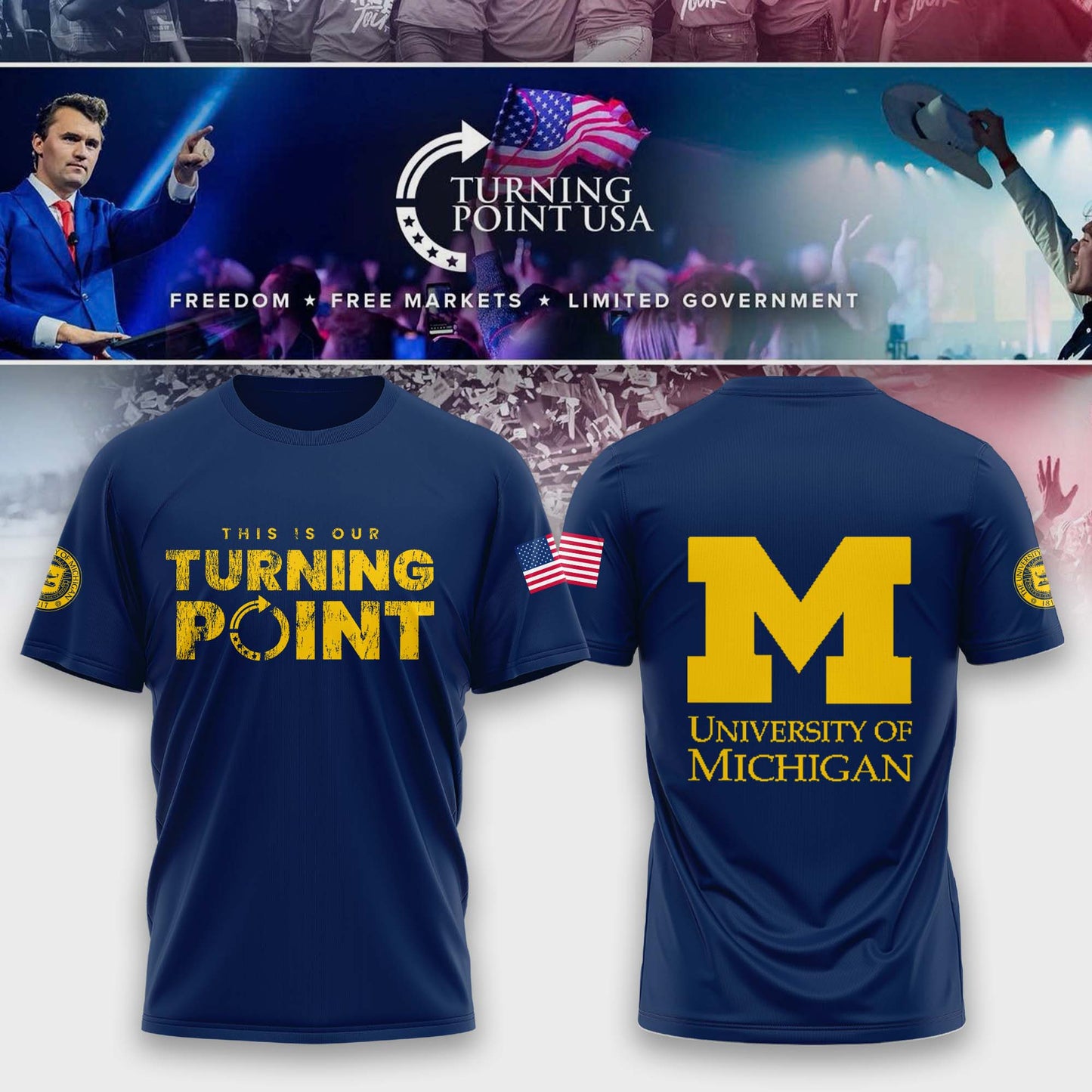 .    Michigan  Campus Freedom Tshirt