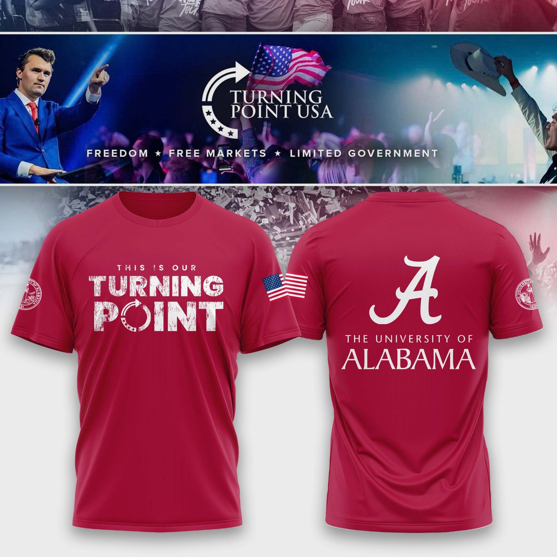 .    Alabama   Campus  Freedom Tshirt