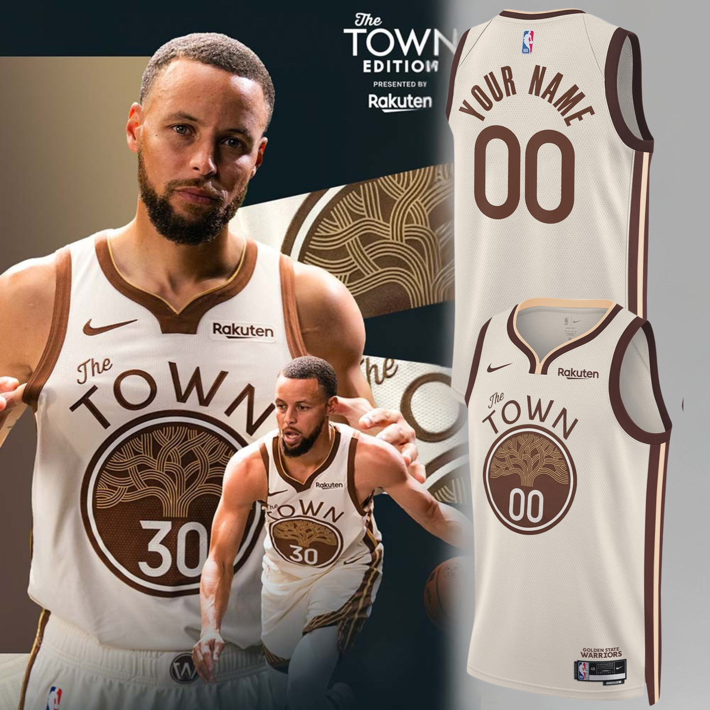 ..Golden State Warriors New Jersey (Custom Name &amp; Number) 2