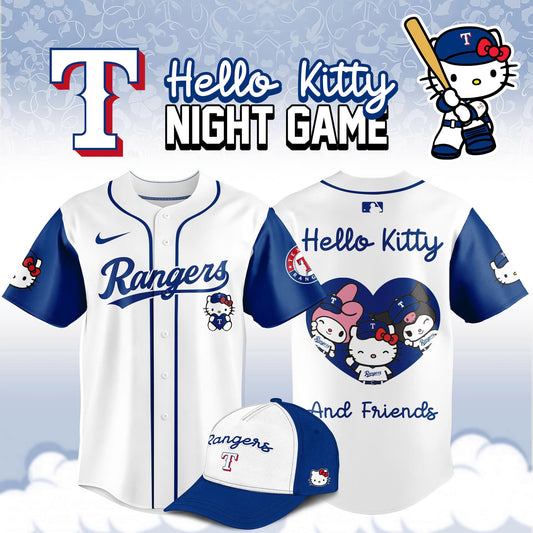 Texas Rangers x Hello Kitty And Friends Night Game Limited Edition Jersey 2025