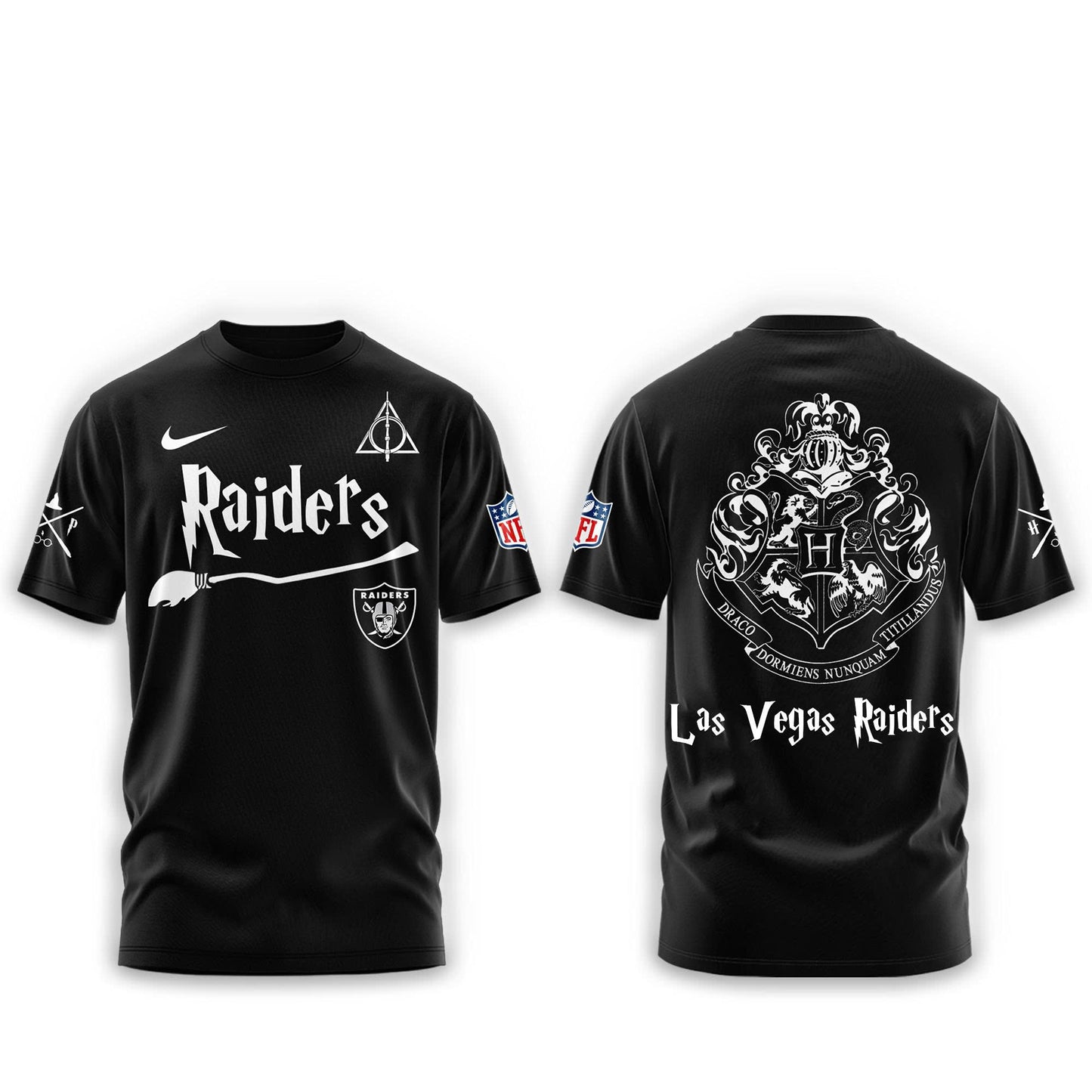 Las Vegas Raiders Harry Potter Combo T-Shirt