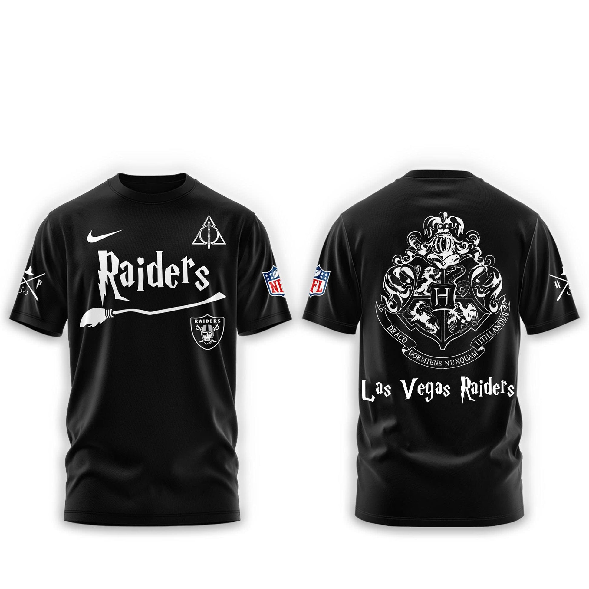 Las Vegas Raiders Harry Potter Combo T-Shirt