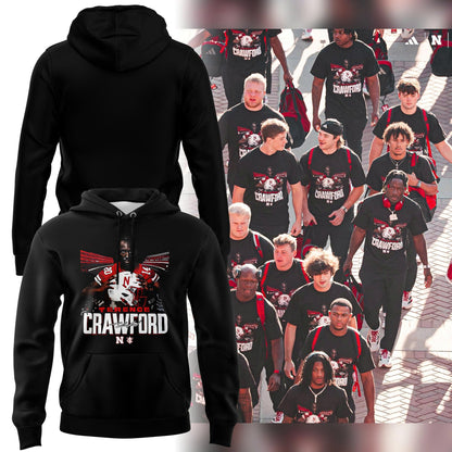 Limited Edition Nebraska Football x Crawford Hoodie 2025