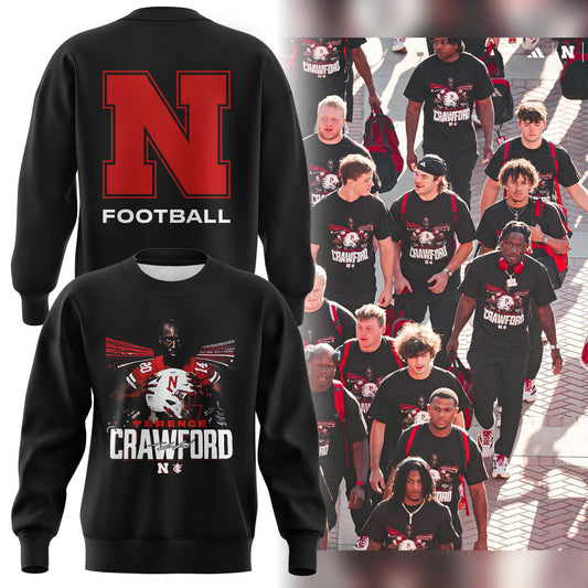 Limited Edition Nebraska Football x Crawford Sweatshirt 2025