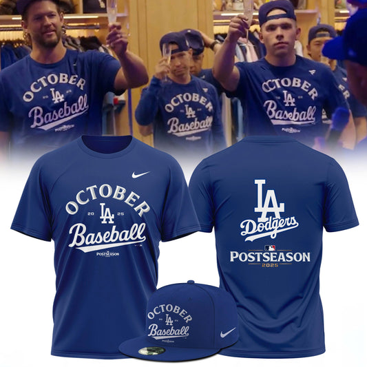 _ Los Angeles Dodgers 2025 Postseason Collection T-shirt