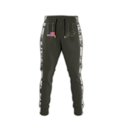 Buffalo Bills Salute To Service Combo Hoodie | Jogger | Cap