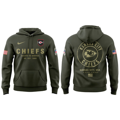 Kansas City Chiefs Salute To Service Combo Tshirt | Jogger | Cap