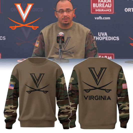 Virginia Football Camo Sweatshirt Limited Edition